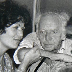 M. Olič s paní Zorou Rysovou v 80. letech